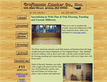 Tablet Screenshot of craftsmanlumber.com
